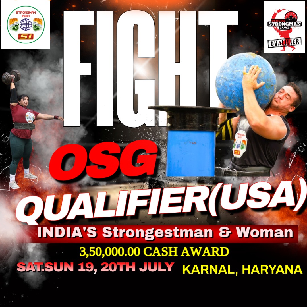 India's Strongestman & Woman - 19th-20th July, 2025, Haryana, India
